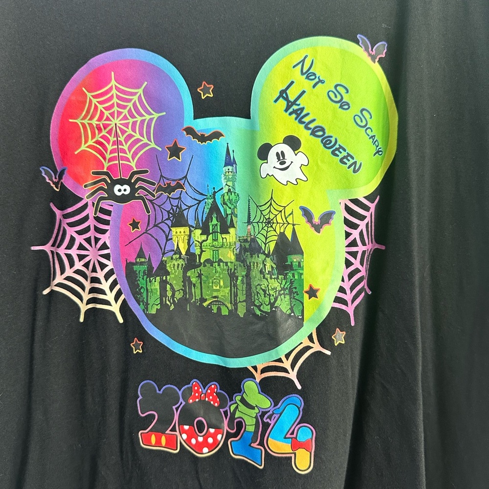 Plus Size Disney Tshirt Not So Scary Halloween